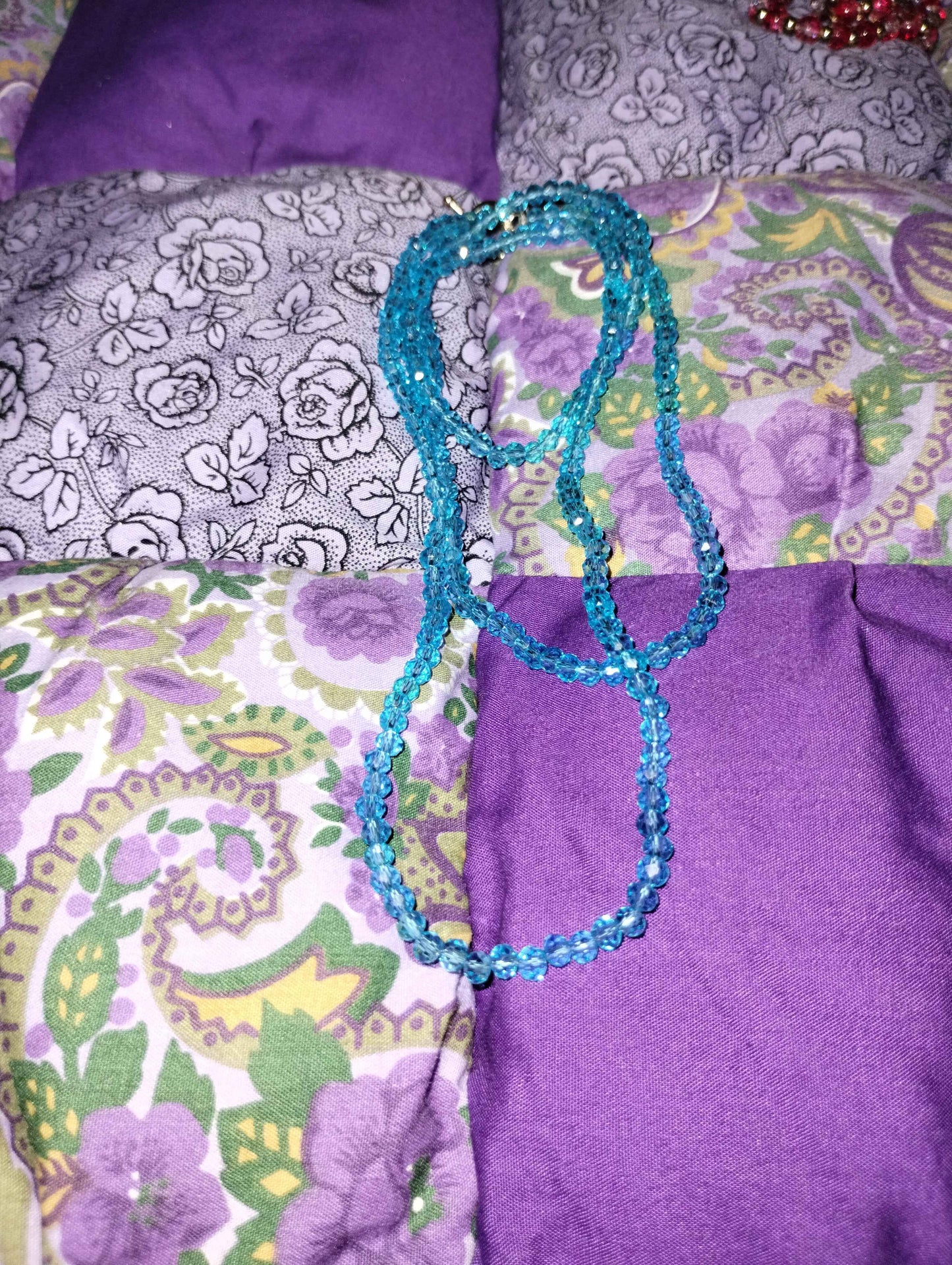 Blue Crystal Necklace