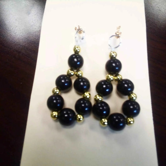 Black Pearl Earrings