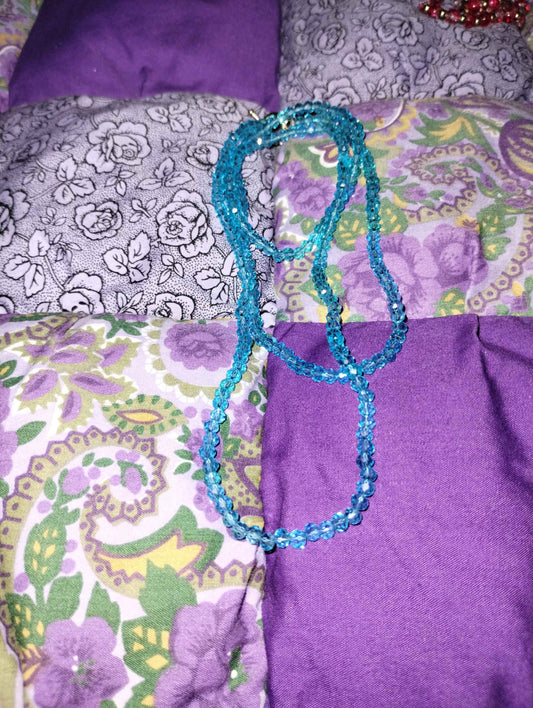 Blue Crystal Necklace