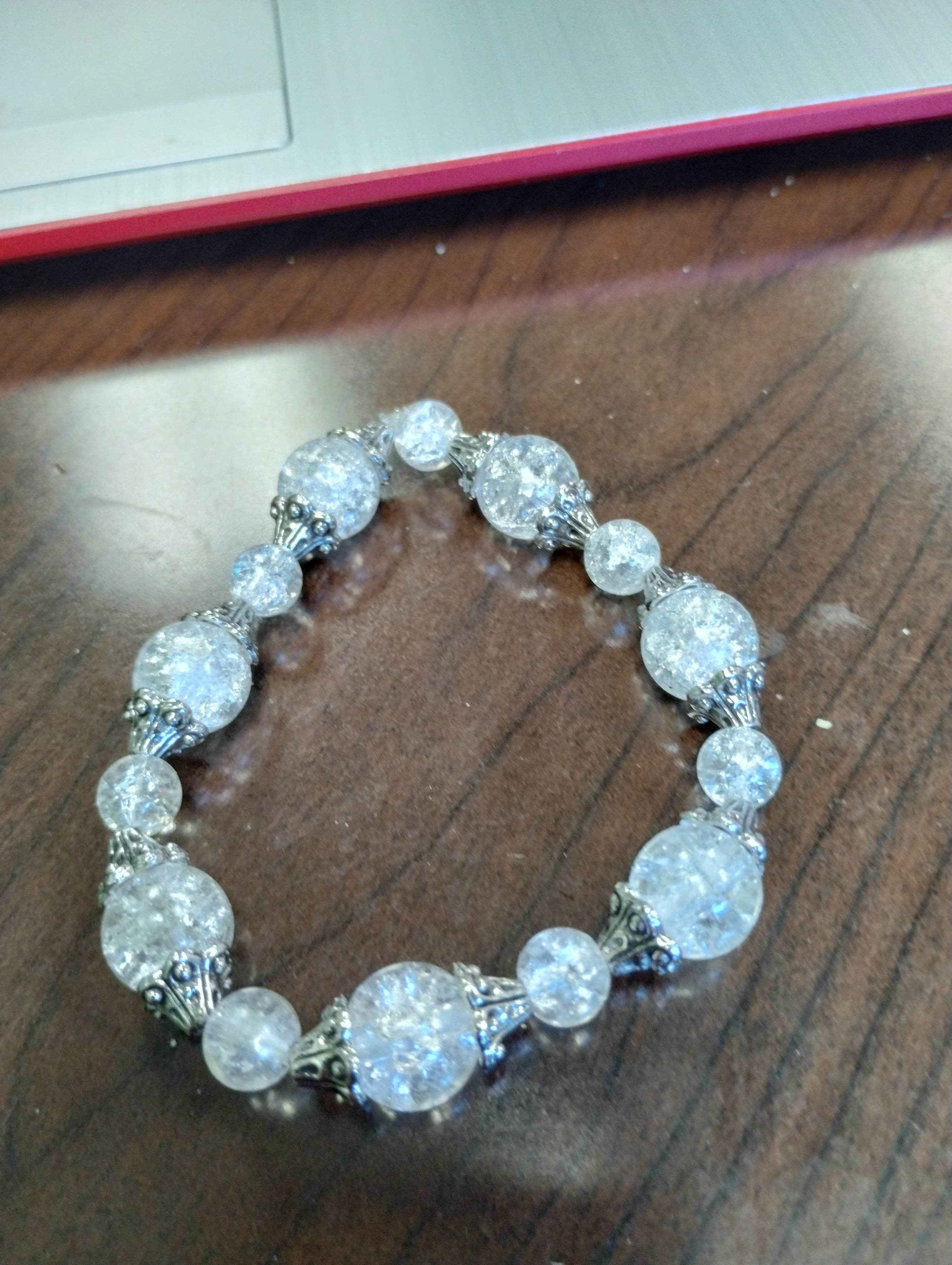 Clear Glass Bracelet