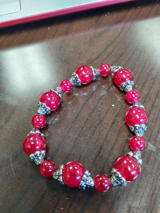 Red Glass Bracelet