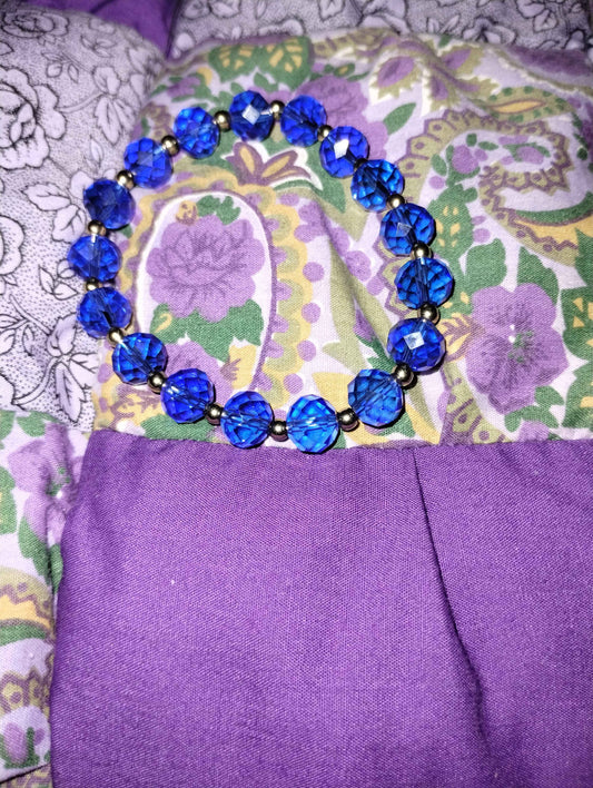Royal Blue Crystal Bracelet