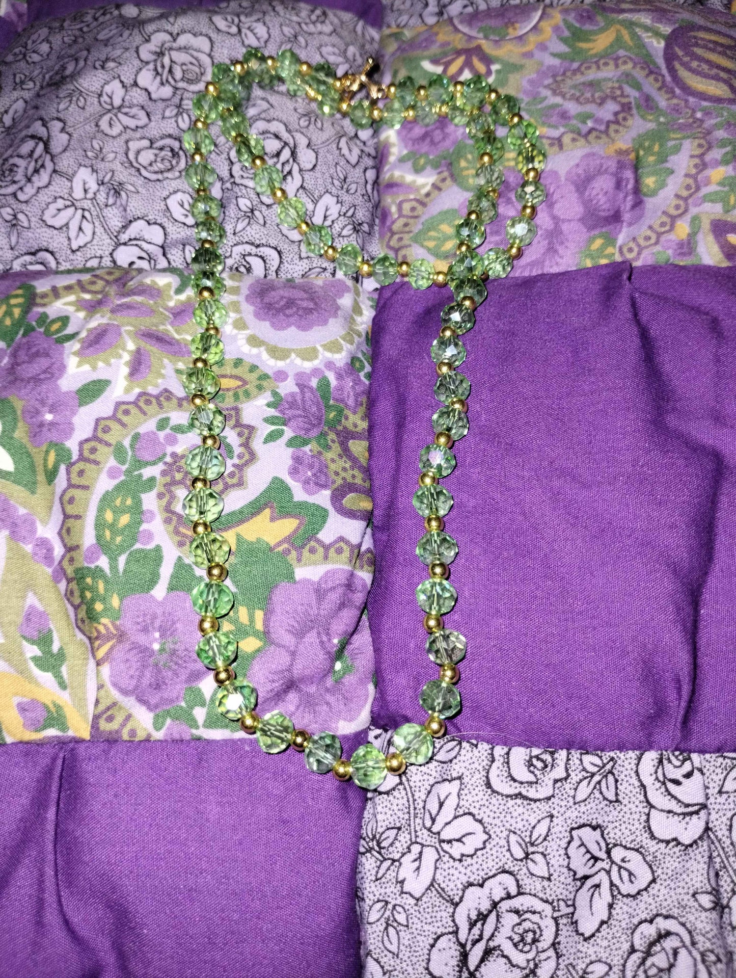 Green Crystal Necklace